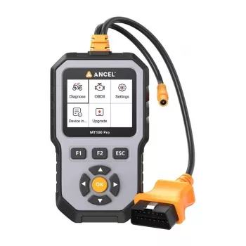 ANCEL MT100 PRO Motorcycle Diagnostic Scanner z 3,5-calowym wyświetlaczem TFT i darmowymi aktualizacjami na całe życie