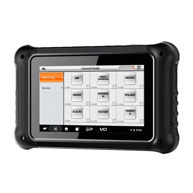 ANCEL MT700 Motorcycle Diagnostic Scanner z 5-calowym ekranem dotykowym IPS, 2GB RAM, 32GB ROM, baterią 5000mAh, darmowymi aktualizacjami na całe życie