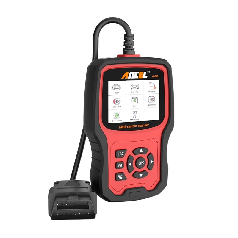 Skaner diagnostyczny OBD2 ANCEL VD700