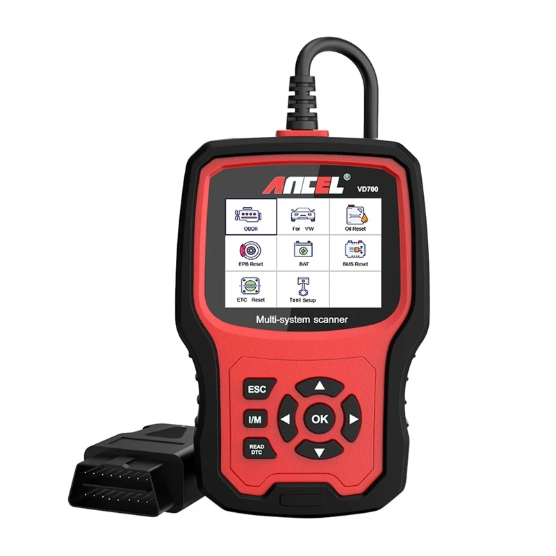 Skaner diagnostyczny OBD2 ANCEL VD700