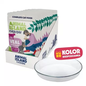 ANIMAL ISLAND NEW JELLY EVERYDAY 12x85g + Miska