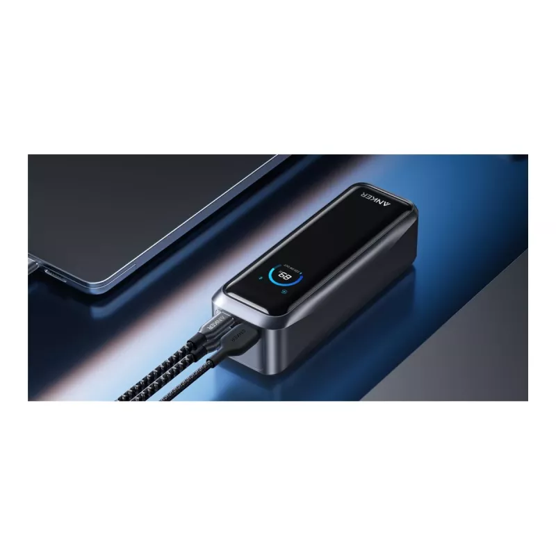 Anker Prime Power Bank 220W, 20,000 mAh, 2x USB-C & 1x USB-A, Czarny