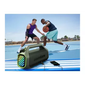 Anker Soundcore Boom 2 Plus A3134 100W Bluetooth głośnik imprezowy, IPX7 wodoodporny, zielony