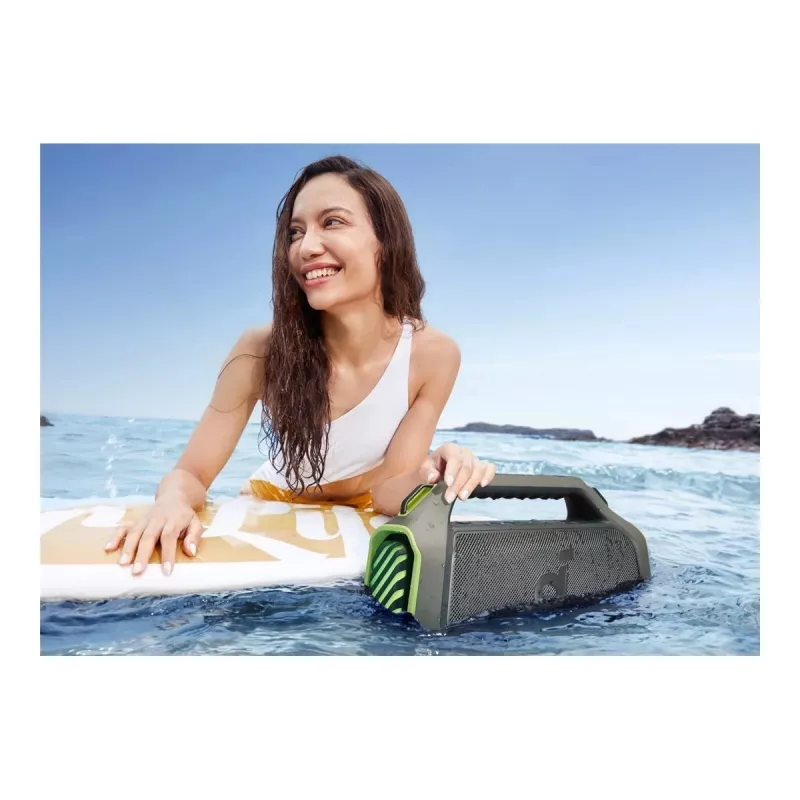 Anker Soundcore Boom 2 Plus A3134 100W Bluetooth głośnik imprezowy, IPX7 wodoodporny, zielony