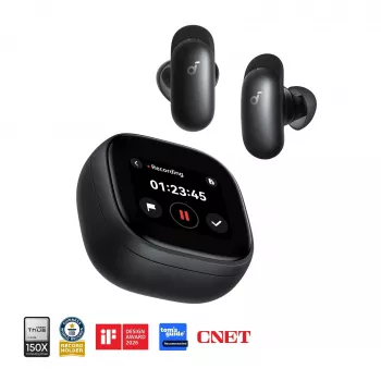 Anker Soundcore Liberty 5 Pro Max Prawdziwie bezprzewodowe słuchawki douszne, Bluetooth 5.3, Adaptacyjny ANC, 6 mikrofonów, Czarny