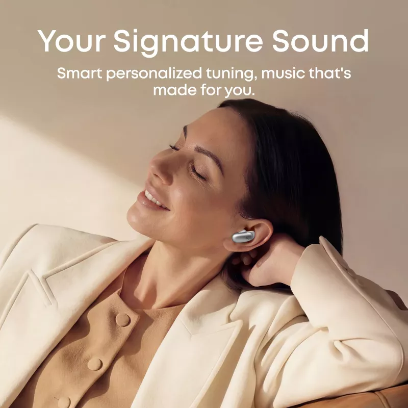 Anker Soundcore Liberty 5 Pro True Wireless słuchawki douszne z adaptacyjnym ANC, LDAC, Pearl White