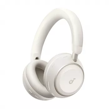 Anker Soundcore Space 2 Bezprzewodowe słuchawki nauszne z adaptacyjnym ANC, LDAC, bateria 50 h, biały
