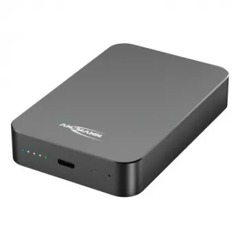 ANSMANN 1700-0199 10000 mAh Wireless Power Bank Antracyt