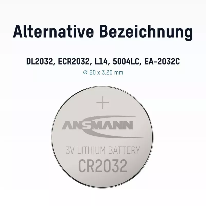 ANSMANN CR2032 Bateria litowa pastylkowa 3V 230mAh (1 szt.)
