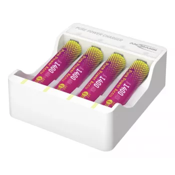 ANSMANN PurePower Set AAA Ładowarka do baterii z 4x AAA 800 mAh NiMH