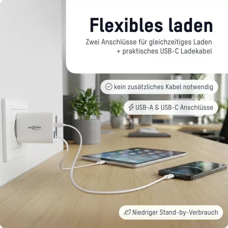 ANSMANN USB Charger 230PD 30W White
