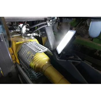 ANSMANN WL2000R-ECO Akumulatorowa lampa robocza LED, 2000 lm, 6500K, IP54, Power Bank, czarno-szara
