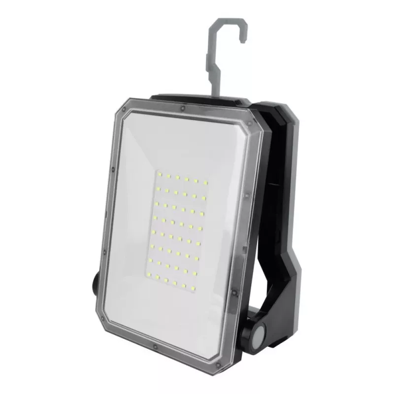 ANSMANN WL2000R-ECO Akumulatorowa lampa robocza LED, 2000 lm, 6500K, IP54, Power Bank, czarno-szara