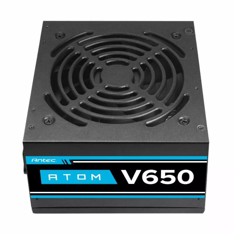 Antec Atom V650 Niemodularny zasilacz - 650W, 80 PLUS White, ATX, 120mm cichy wentylator
