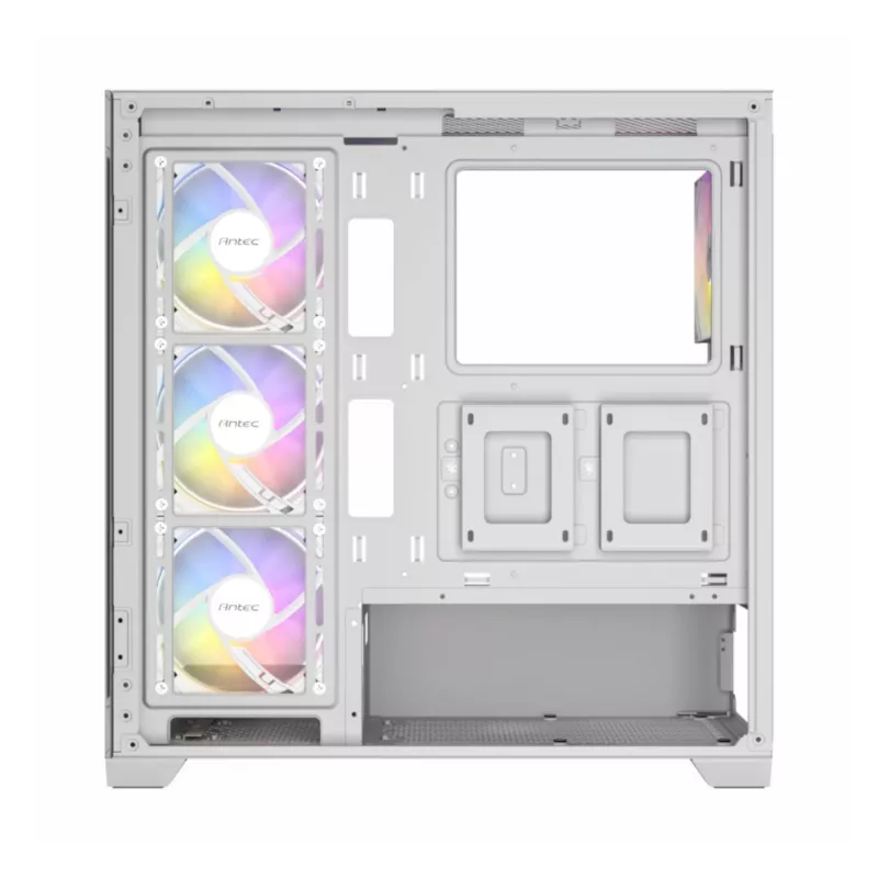 Antec CX300 ARGB ATX Mid-Tower Gaming Case, Biały, Szkło hartowane, 4 wentylatory ARGB