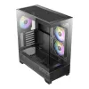 Antec CX700 ARGB B Mid-Tower Obudowa Gamingowa - Szkło hartowane, 4x Wentylatory ARGB, Wsparcie E-ATX, Czarny
