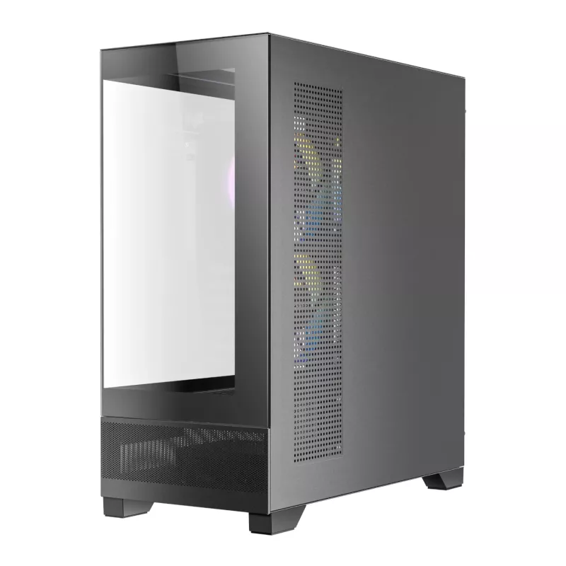 Antec CX700 ARGB B Mid-Tower Obudowa Gamingowa - Szkło hartowane, 4x Wentylatory ARGB, Wsparcie E-ATX, Czarny