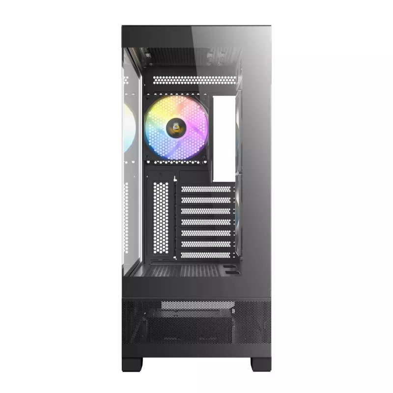 Antec CX700 ARGB B Mid-Tower Obudowa Gamingowa - Szkło hartowane, 4x Wentylatory ARGB, Wsparcie E-ATX, Czarny