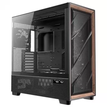 Antec Flux Pro Noctua Edition Full Tower Case, Black/Wood, z Noctua NA-FH1 Fan Hub