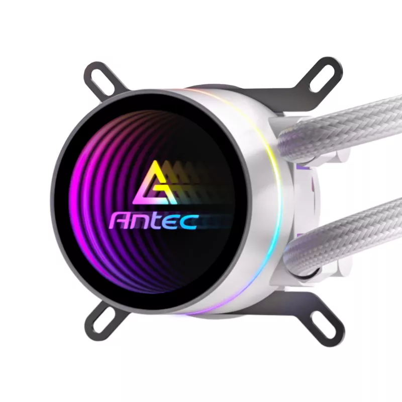Antec Luna 360 ARGB All-in-One Ciekłe Chłodzenie CPU - Biały, 360mm Radiator, 3x120mm ARGB PWM Wentylatory, Intel i AMD Kompatybilny