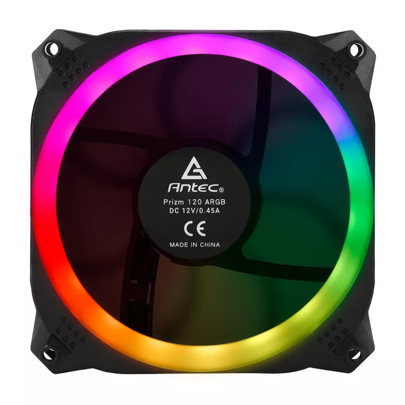 Antec Prizm 120 ARGB Wentylator obudowy 5 szt. + kontroler - Czarny