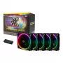 Antec Prizm 120 ARGB Wentylator obudowy 5 szt. + kontroler - Czarny