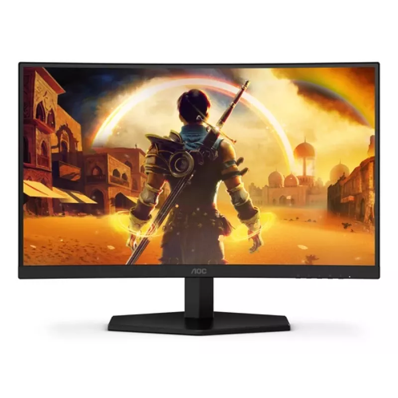 AOC C24G42FE 23.6 cala Full HD VA Zakrzywiony Monitor Gamingowy – 180Hz, 4ms, HDR, FreeSync Premium, HDMI i DisplayPort
