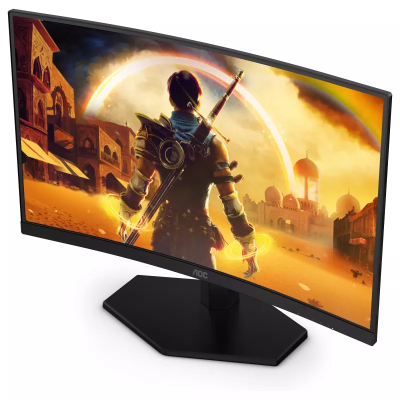 AOC C24G42FE 23.6 cala Full HD VA Zakrzywiony Monitor Gamingowy – 180Hz, 4ms, HDR, FreeSync Premium, HDMI i DisplayPort