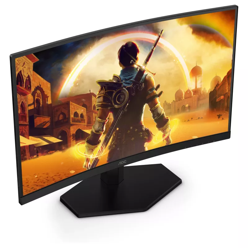 AOC C24G42FE 23.6 cala Full HD VA Zakrzywiony Monitor Gamingowy – 180Hz, 4ms, HDR, FreeSync Premium, HDMI i DisplayPort