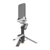 AOCHUAN M3 Pro Gimbal AI Statyw Selfie Stick 180cm z Lampą LED i Oświetleniem RGB Czarny