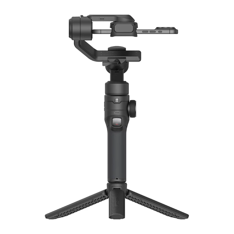 AOCHUAN S3 Smartphone Gimbal z AI Tracking, LED Dotykowym Ekranem, Światłem i Powerbankiem