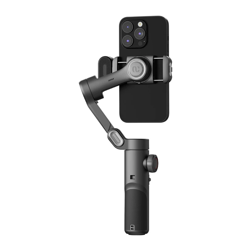 AOCHUAN Smart XE 3-Axis Gimbal Stabilizer z AI Tracking i Sterowaniem Gestami do Smartfona, Czarny