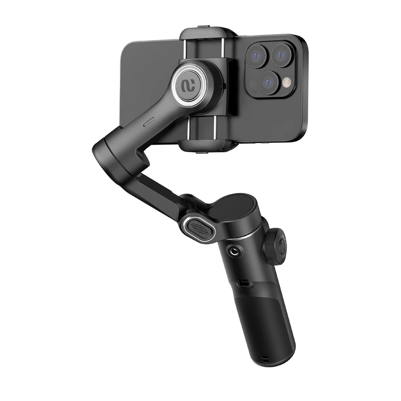 AOCHUAN X2 Standard Smartphone Gimbal Stabilizer z funkcją śledzenia gestów i statywem do selfie, czarny