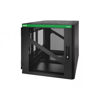 APC NetShelter 12U szafa wisząca naścienna z boczną głębokością UPS, czarna