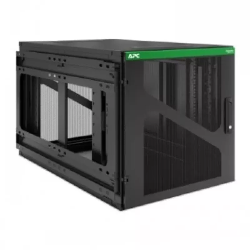APC NetShelter 12U szafa wisząca naścienna z boczną głębokością UPS, czarna