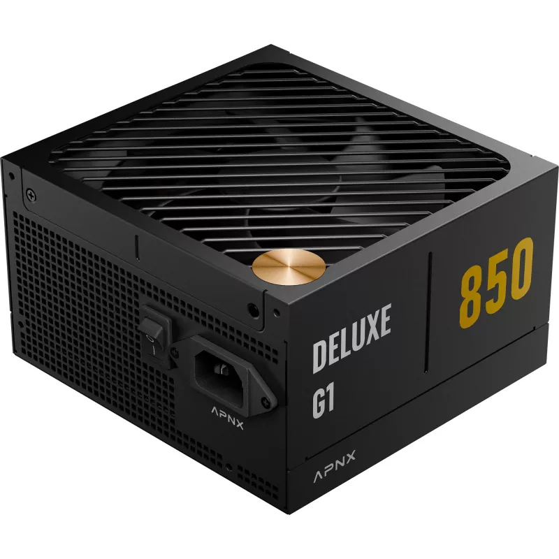 APNX DELUXE G1 850 850W 80 PLUS Gold Fully Modular ATX Power Supply Black