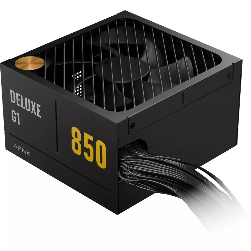 APNX DELUXE G1 850 850W 80 PLUS Gold Fully Modular ATX Power Supply Black