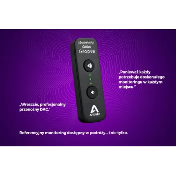Apogee GROOVE Anniversary DAC i Wzmacniacz Słuchawkowy
