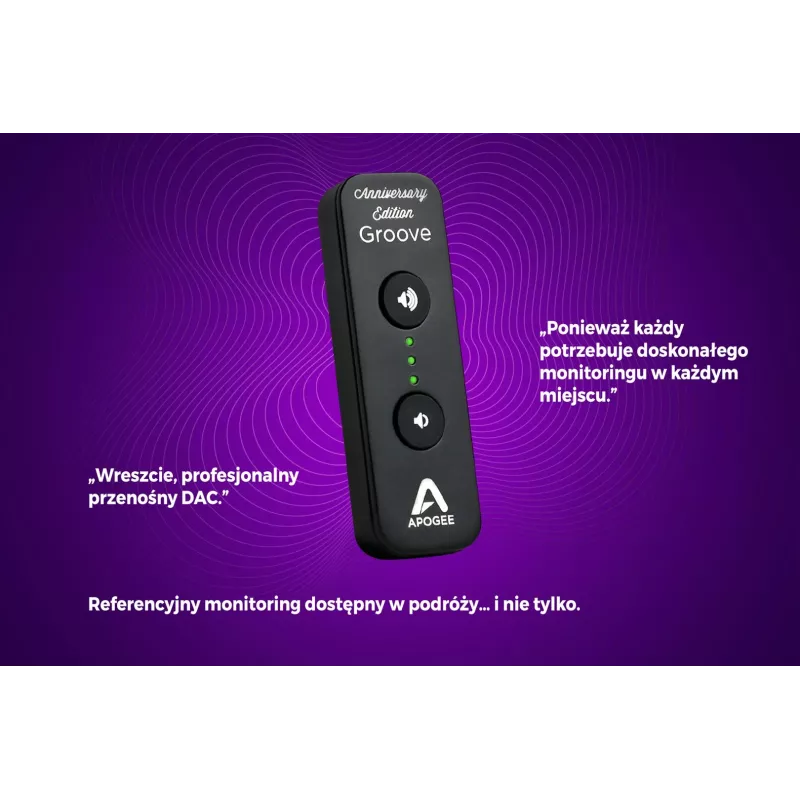 Apogee GROOVE Anniversary DAC i Wzmacniacz Słuchawkowy