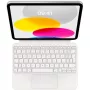 Apple Magic Keyboard Folio z Gładzikiem - Brytyjski angielski (QWERTY) - Biały - do iPada (10. generacji)