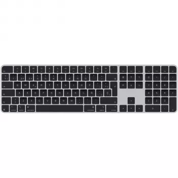 Apple Magic Keyboard z Touch ID i klawiaturą numeryczną - Srebrny