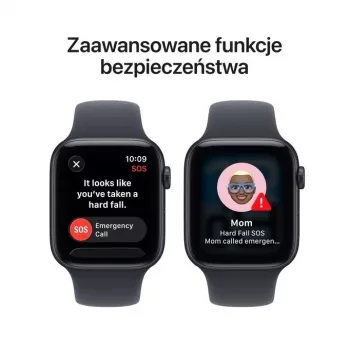 Apple Watch SE 3 (2025) GPS 40mm Midnight Aluminum Case, Midnight Sport Band S/M
