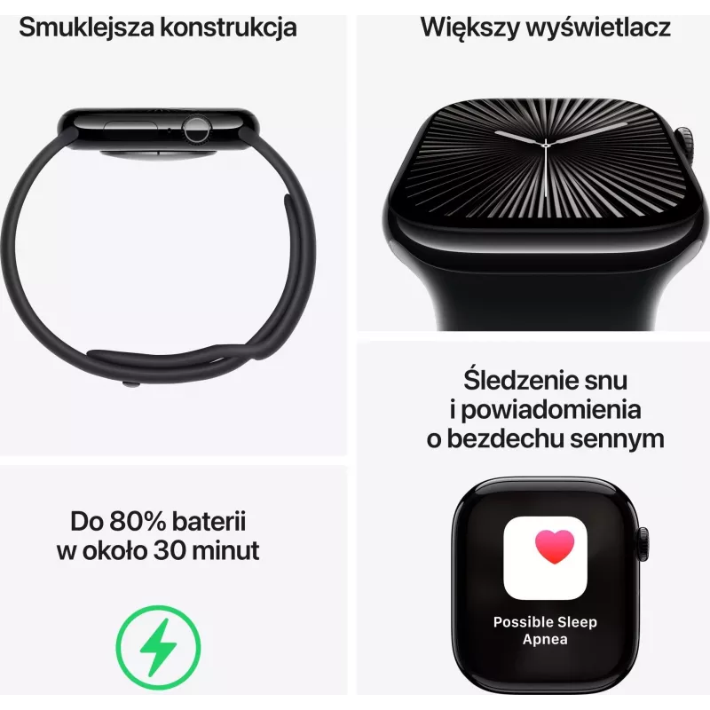 Apple Watch Series 10 LTE 42mm Aluminium Różowe złoto (MWX93QL/A)