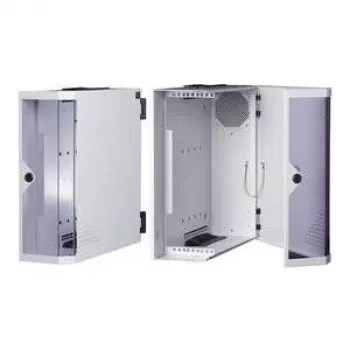apraNET 1U 19-calowa stała półka rack, jasnoszara (RAL 7035), głębokość 250 mm, obciążenie 25 kg