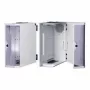 apraNET 1U 19-calowa stała półka rack, jasnoszara (RAL 7035), głębokość 250 mm, obciążenie 25 kg