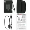 Apricorn Aegis Padlock Fortress A25-3PL256-500F External Hard Drive - 500GB - USB 3.2 Gen 1 - AES 256-bit Hardware Encryption - Black