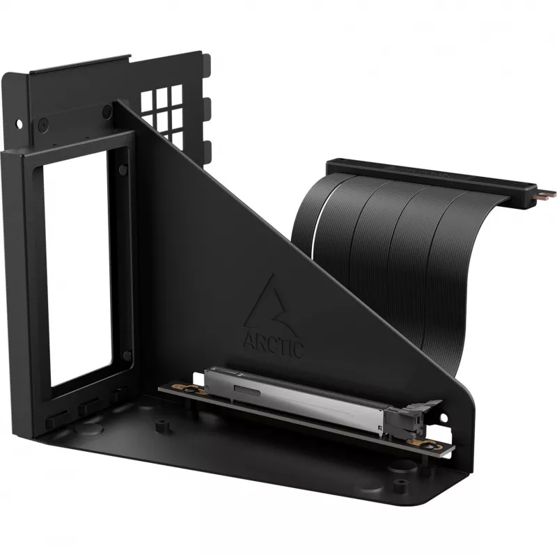 Arctic Accelero Vertical GPU Mount PCIe 4.0 Riser Cable 160 mm Black