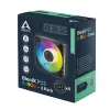 Arctic BioniX P12 A-RGB 120mm PWM Wentylator obudowy (3 sztuki) – Adresowalny RGB, 450-3000 RPM, 129 m³/h, Czarny