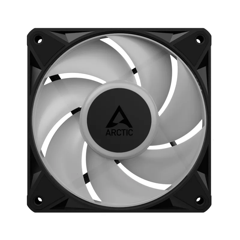 Arctic BioniX P12 A-RGB 120mm Wentylator PWM z łańcuchem Daisy Chain, 400-2300 RPM, 77.6 CFM, Czarny