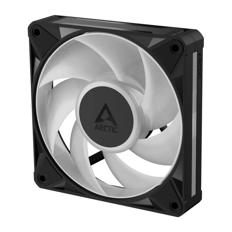 Arctic BioniX P12 A-RGB 120mm Wentylator PWM z łańcuchem Daisy Chain, 400-2300 RPM, 77.6 CFM, Czarny